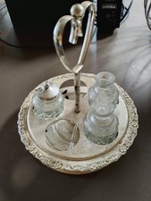vintage silver plated cruet