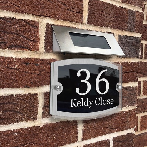 Personalised house number - personalised,
