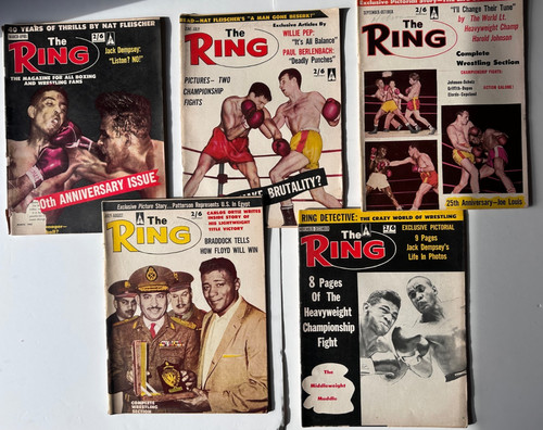 The ring boxing magazine - ring, x