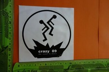 Old sticker Crazy 89 the sound