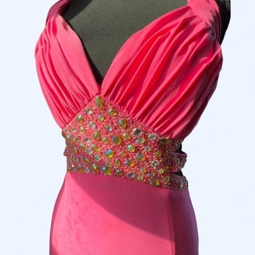 Y2k deb hot pink beaded - hot,