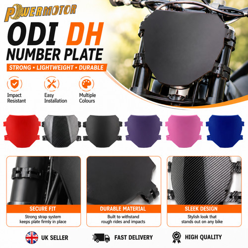 Odi number plate - dh,