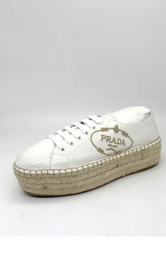 Prada leather logo - prada,