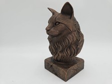 Maine Coon Cat Bust