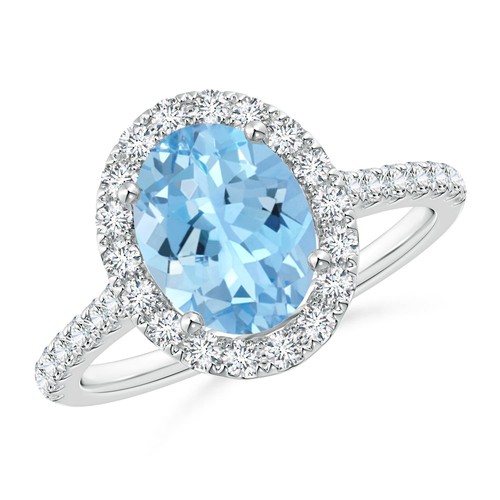 Angara oval aquamarine - angara,