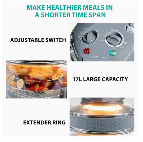 17l 1400w air fryer - 17l/1400w,