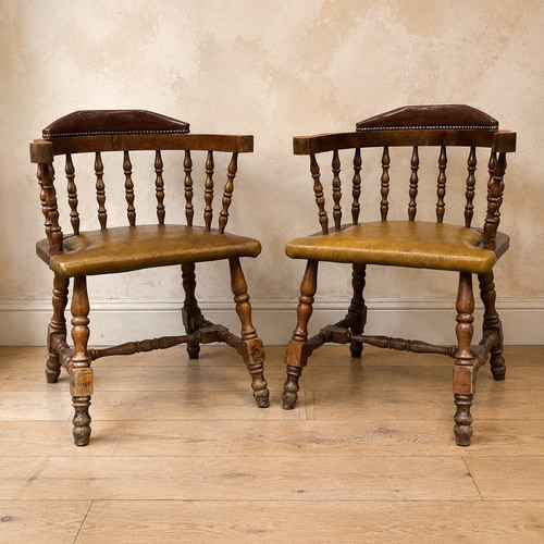 Captain style chairs pair - captain's,