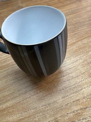 Jet black stripes denby - black,