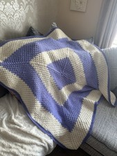 Handmade Crochet Blanket Throw