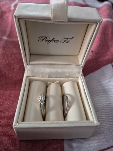 9ct white gold - gold/rose,