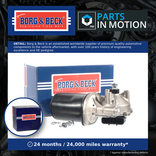 Wiper motor front - bwm1000, borg