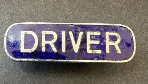 Bus driver small enamel - bus,