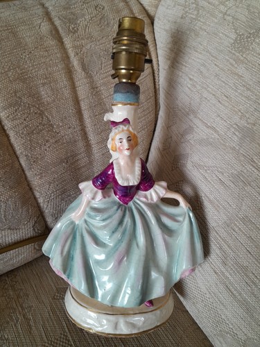 Vintage ceramic crinoline lady - vintage,
