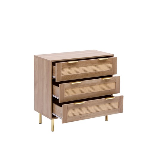 Rattan chest drawers 3 - of,