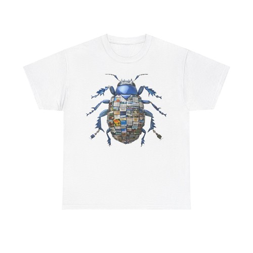 Heavy cotton tshirt blue - heavy,