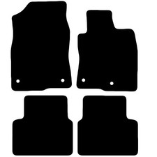 For Honda Civic 2017 to 2022 Fully Tailored Black Car Floor Mats Carpets