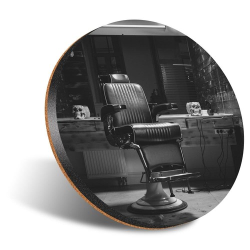 Round 12cm coaster bw - x,