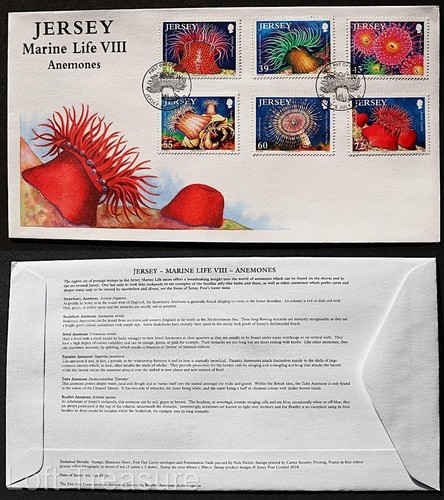 Jersey stamps marine life - "marine,