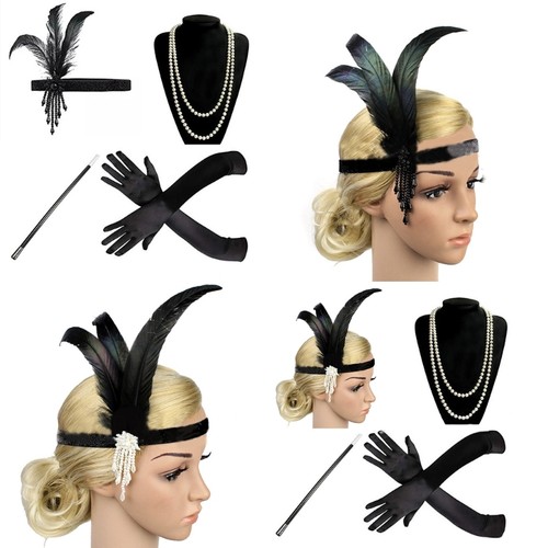 1920s flapper headband gatsby - headband,