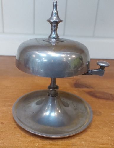 Vintage chromed hotel - , bell