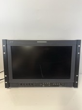 JVC DT-R17L4D Multi Format LCD Monitor Broadcast Studio Shading With Rack Tested