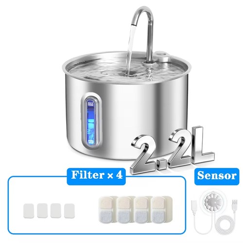 Stainless steel pet water - steel,