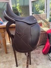 Prestige X-Breath Double Flap Dressage Saddle 17/36 Tobacco BNWT