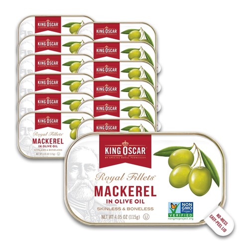 King oscar mackerel olive - oscar,