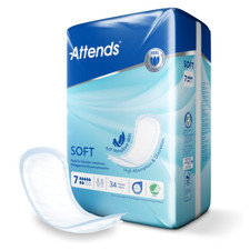 Incontinence Pads Attends Soft 7 Pads One Pack of 34 Pads Incontinence Aid Pad