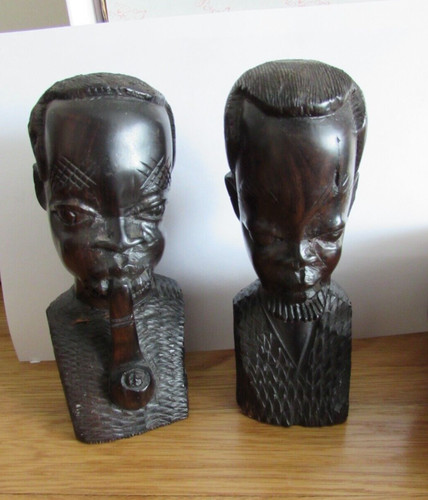 African ebony wood carving - african,