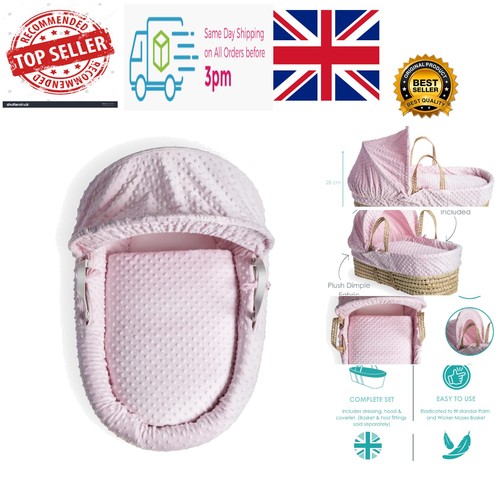 Dimple moses basket bedding - moses,