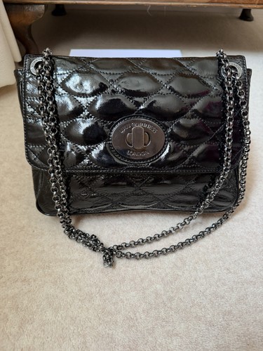 Lulu guinness black quilted - black,