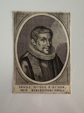 Antique Engraving Janus Dousa