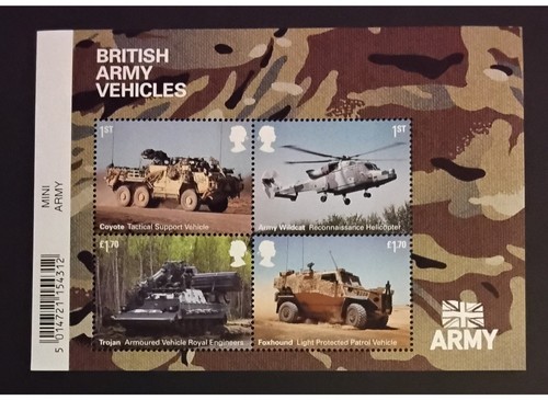 British army vehicles barcoded - army,
