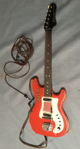 Red 1960s hagstrom - hagstrom, futurama