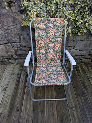 Vintage 70s floral folding - 70s,