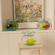 1 Goldfish Bowl, Miniature Pet