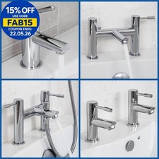 Modern chrome bathroom sink - bathroom,