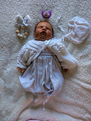 Weighted racial reborn baby - bi-racial,