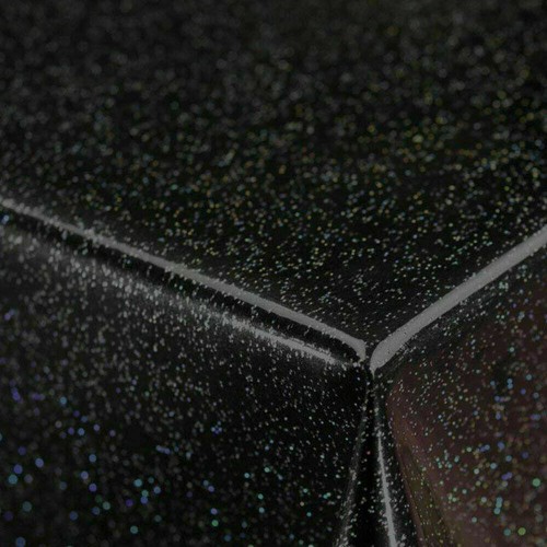 Black glitter easy wipe - black,