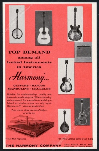 1965 harmony guitar electric - 1965,