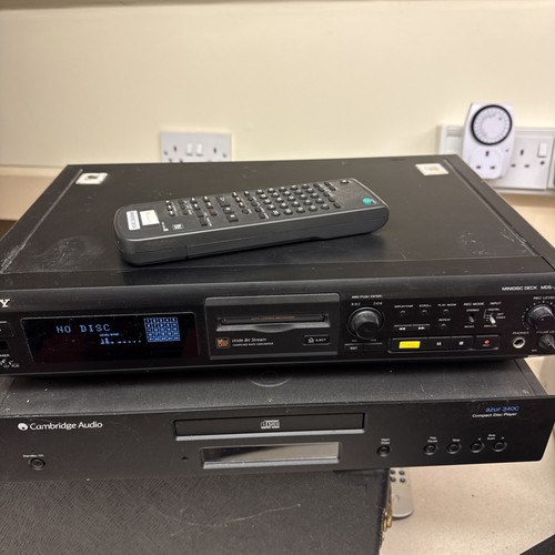 Sony mds je510 minidisc deck - sony,