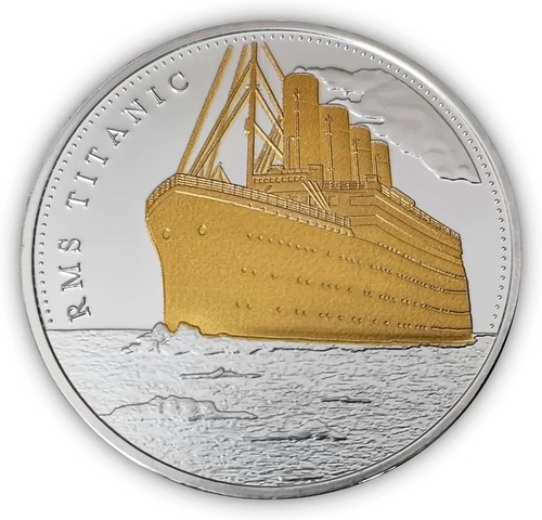 Titanic commemorative coin - titanic,