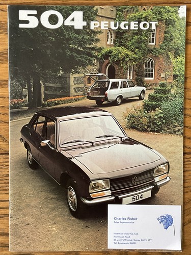 Peugeot 504 brochure - 504,