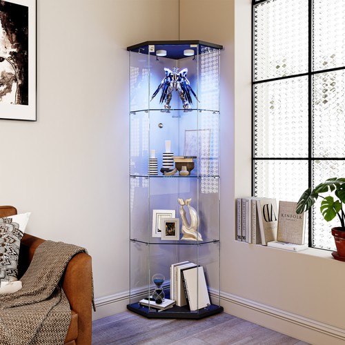 Glass display cabinet corner - display,