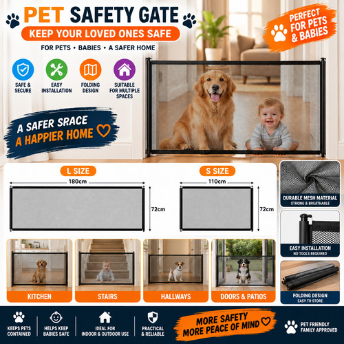 Pet dog gate safety guard - gate,