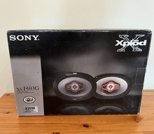 NEW SONY XS-F693G Xplod 3 Way Speakers Car Speakers 6"x9" 220W Peak (50w Rated)