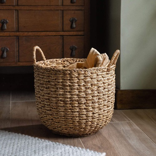 Banar seagrass round basket - banar,
