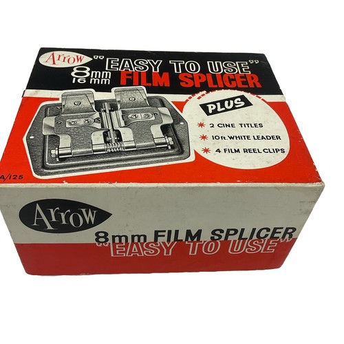 Arrow 8mm 16mm film splicer - 8mm, &