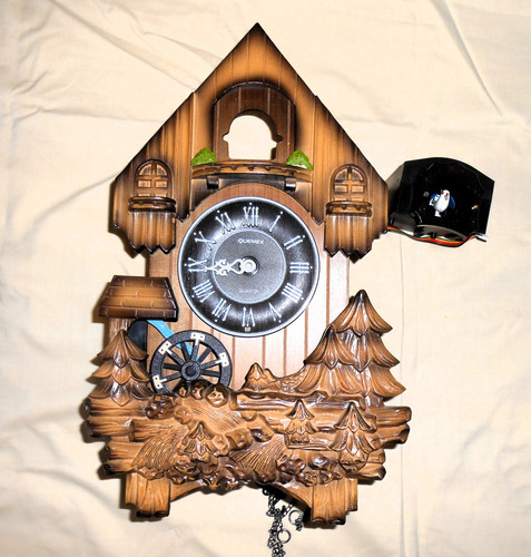 Cuckoo clock wooden - wooden, for